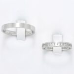 Poročna prstana ENDLESS LOVE, zlati prstani, zaročni prstani, poročni prstani. Zlatarna BB - Branimir Boršič. Slovensko poreklo. Belo, rumeno zlato.