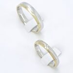 Poročna prstana WINGS OF LOVE, zlati prstani, zaročni prstani, poročni prstani. Zlatarna BB - Branimir Boršič. Slovensko poreklo. Belo, rumeno zlato.