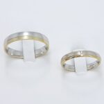 Poročna prstana WINGS OF LOVE, zlati prstani, zaročni prstani, poročni prstani. Zlatarna BB - Branimir Boršič. Slovensko poreklo. Belo, rumeno zlato.