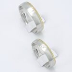 Poročna prstana BELIEF, zlati prstani, zaročni prstani, poročni prstani. Zlatarna BB - Branimir Boršič. Slovensko poreklo. Belo, rumeno zlato.