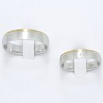 Poročna prstana BELIEF, zlati prstani, zaročni prstani, poročni prstani. Zlatarna BB - Branimir Boršič. Slovensko poreklo. Belo, rumeno zlato.