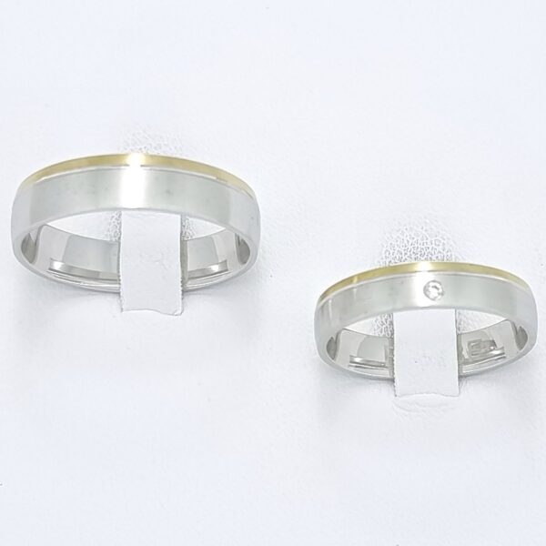 Poročna prstana BELIEF, zlati prstani, zaročni prstani, poročni prstani. Zlatarna BB - Branimir Boršič. Slovensko poreklo. Belo, rumeno zlato.