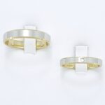 Poročna prstana EDEN, zlati prstani, zaročni prstani, poročni prstani. Zlatarna BB - Branimir Boršič. Slovensko poreklo. Belo, rumeno zlato.