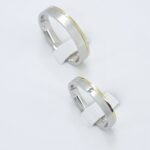 Poročna prstana ADMIRATION, zlati prstani, zaročni prstani, poročni prstani. Zlatarna BB - Branimir Boršič. Slovensko poreklo. Belo, rumeno zlato.