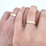 Poročna prstana COMPLIANCE, zlati prstani, zaročni prstani, poročni prstani. Zlatarna BB - Branimir Boršič. Slovensko poreklo. Belo, rumeno zlato.