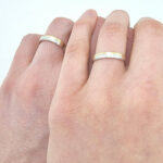 Poročna prstana SUNSHINE, zlati prstani, zaročni prstani, poročni prstani. Zlatarna BB - Branimir Boršič. Slovensko poreklo. Belo, rumeno zlato.