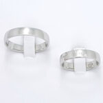 Poročna prstana VICTORY, zlati prstani, zaročni prstani, poročni prstani. Zlatarna BB - Branimir Boršič. Slovensko poreklo. Belo, rumeno zlato.