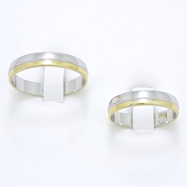 Poročna prstana COUPLE, zlati prstani, zaročni prstani, poročni prstani. Zlatarna BB - Branimir Boršič. Slovensko poreklo. Belo, rumeno zlato.