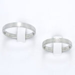 Poročna prstana ETERNITY, zlati prstani, zaročni prstani, poročni prstani. Zlatarna BB - Branimir Boršič. Slovensko poreklo. Belo, rumeno zlato.