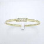 Ženska zapestnica OAKLEY 2, zlata zapestnica, zaročna zapestnica, poročna zapestnica. Zlatarna BB - Branimir Boršič. Nakit po meri.