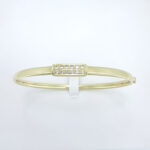 Ženska zapestnica OAKLEY 3, zlata zapestnica, zaročna zapestnica, poročna zapestnica. Zlatarna BB - Branimir Boršič. Nakit po meri.