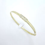 Ženska zapestnica OAKLEY 3, zlata zapestnica, zaročna zapestnica, poročna zapestnica. Zlatarna BB - Branimir Boršič. Nakit po meri.