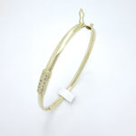 Ženska zapestnica OAKLEY 3, zlata zapestnica, zaročna zapestnica, poročna zapestnica. Zlatarna BB - Branimir Boršič. Nakit po meri.