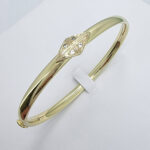 Ženska zapestnica JULIET 2, zlata zapestnica, zaročna zapestnica, poročna zapestnica. Zlatarna BB - Branimir Boršič. Nakit po meri.