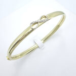 Ženska zapestnica JULIET 3, zlata zapestnica, zaročna zapestnica, poročna zapestnica. Zlatarna BB - Branimir Boršič. Nakit po meri.