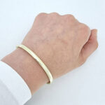 Ženska zapestnica JULIET 1, zlata zapestnica, zaročna zapestnica, poročna zapestnica. Zlatarna BB - Branimir Boršič. Nakit po meri.